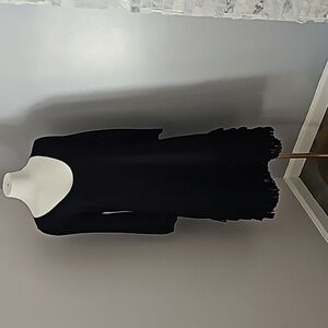 Soft Surroundings Women Sweater Dress Large Wool Blend Long Sleeves